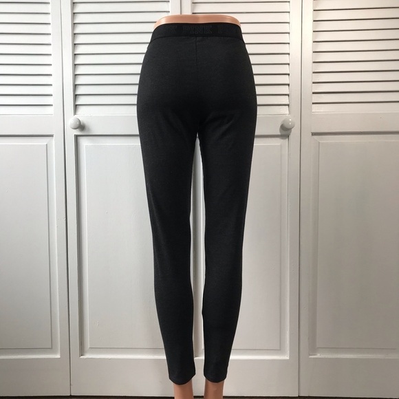 2/$25 PINK VICTORIA’S SECRET Gray Leggings Size Medium - Picture 4 of 6